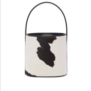Staud Cowprint Bisset Bag